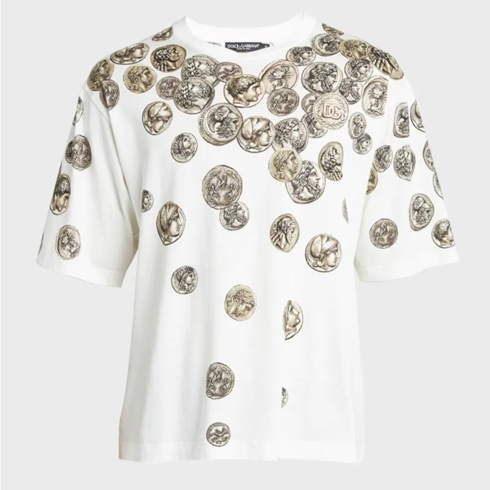 DOLCE&GABBANA Roma Coins tee